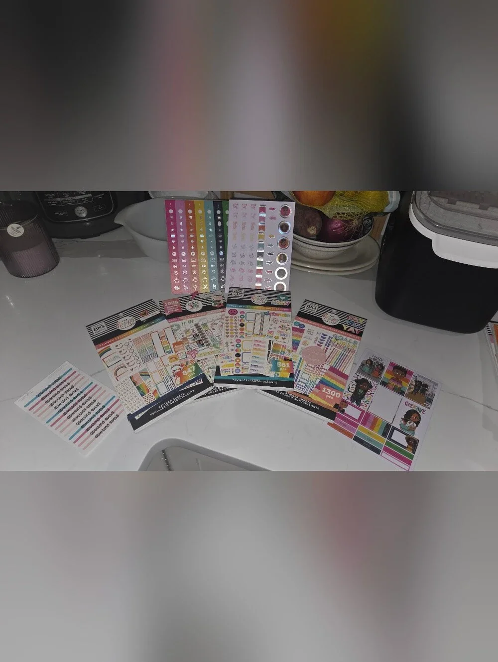 The Happy Planner Multicolor Party & Planner Sticker Set